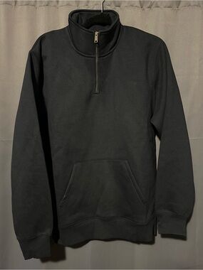 Carhartt WIP Chase Neck Zip Sweat, Dark Navy, Large, NWT
